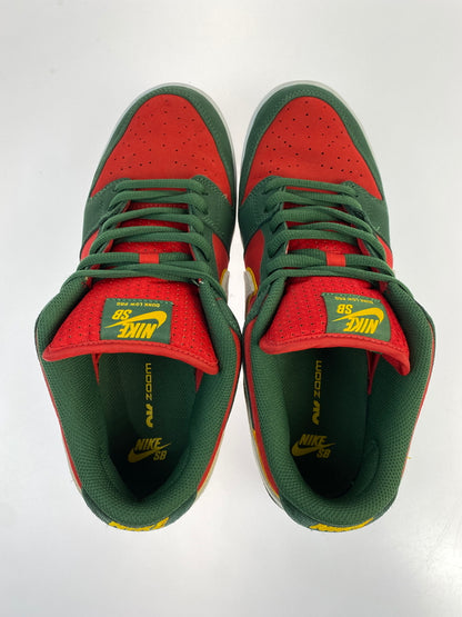 【中古品】【メンズ】 NIKE SB ナイキエスビー FZ1287-300 DUNK LOW PRM ダンク ロー プレミアム スニーカー 靴 160-260819-jt-08-min サイズ：US 10.5 28.5cm カラー：SEATTLE SUPERSONICS FIR AND FIRE RED 万代Net店