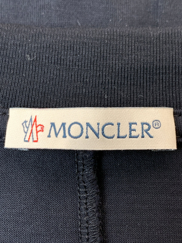 【中古品】【レディース】 MONCLER モンクレール シューレスロゴ SS ワンピース J10938I00015 レディース トップス スカート 半袖 ショートスリーブ 168-260818-em-44-min サイズ：M カラー：ネイビー 万代Net店