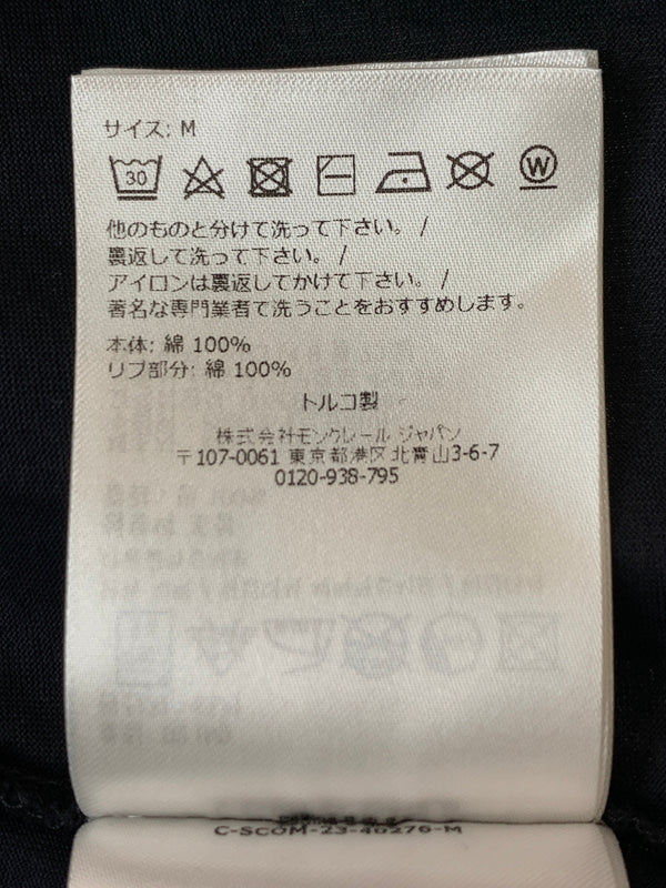 【中古品】【レディース】 MONCLER モンクレール シューレスロゴ SS ワンピース J10938I00015 レディース トップス スカート 半袖 ショートスリーブ 168-260818-em-44-min サイズ：M カラー：ネイビー 万代Net店