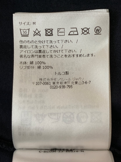 【中古品】【レディース】 MONCLER モンクレール シューレスロゴ SS ワンピース J10938I00015 レディース トップス スカート 半袖 ショートスリーブ 168-260818-em-44-min サイズ：M カラー：ネイビー 万代Net店