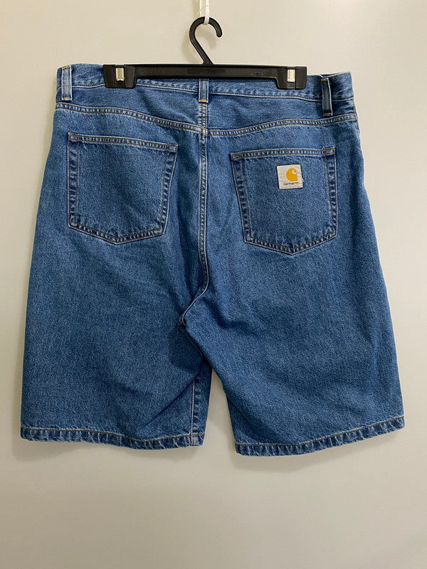 【中古品】【メンズ】 CARHARTT WIP カーハート ワークインプログレス LANDON SHORT ランドン ショート デニム ハーフパンツ ボトムス 153-260822-hu-01-min サイズ：36 カラー：ブルーインディゴ 万代Net店