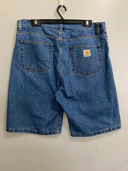 【中古品】【メンズ】 CARHARTT WIP カーハート ワークインプログレス LANDON SHORT ランドン ショート デニム ハーフパンツ ボトムス 153-260822-hu-01-min サイズ：36 カラー：ブルーインディゴ 万代Net店