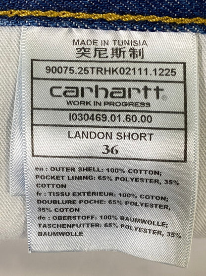 【中古品】【メンズ】 CARHARTT WIP カーハート ワークインプログレス LANDON SHORT ランドン ショート デニム ハーフパンツ ボトムス 153-260822-hu-01-min サイズ：36 カラー：ブルーインディゴ 万代Net店
