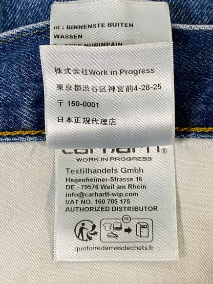 【中古品】【メンズ】 CARHARTT WIP カーハート ワークインプログレス LANDON SHORT ランドン ショート デニム ハーフパンツ ボトムス 153-260822-hu-01-min サイズ：36 カラー：ブルーインディゴ 万代Net店