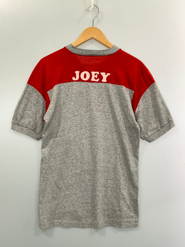 【中古品】【メンズ】 CHAMPION チャンピオン 70-80'S FOOTBALL TEE 70-80年代 フットボール ティー 半袖 Tシャツ ショートスリーブ ヴィンテージ 146-260822-hu-39-min サイズ：L カラー：グレー/レッド 万代Net店