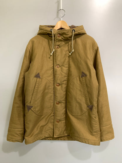 【中古品】【メンズ】 COLIMBO コリンボ OBSERVER PARKA NAF-10134 オブザーバーパーカー メンズ アウター N-1 デッキジャケット フード付き 145-260818-em-12-min サイズ：40 カラー：カーキブラウン 万代Net店