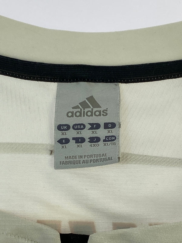 【中古品】【メンズ】 ADIDAS アディダス 2003-2004 レアル マドリード ベッカム ユニフォーム サッカー 半袖 ショートスリーブ 148-260822-hu-55-min サイズ：USA：XL カラー：ホワイト 万代Net店