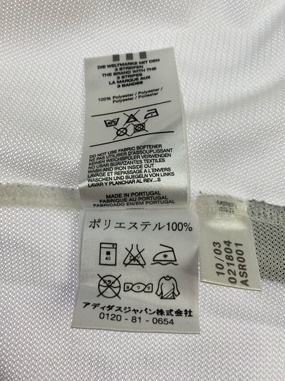 【中古品】【メンズ】 ADIDAS アディダス 2003-2004 レアル マドリード ベッカム ユニフォーム サッカー 半袖 ショートスリーブ 148-260822-hu-55-min サイズ：USA：XL カラー：ホワイト 万代Net店