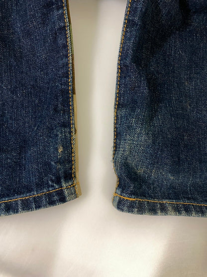 【中古品】【メンズ】 児島ジーンズ カモフラ切替 デニムパンツ ボトムス ジーパン 156-260821-hu-48-min サイズ：36 カラー：インディゴ/カモ 万代Net店