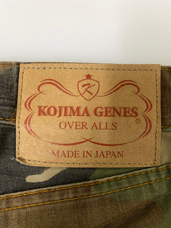 【中古品】【メンズ】 児島ジーンズ カモフラ切替 デニムパンツ ボトムス ジーパン 156-260821-hu-48-min サイズ：36 カラー：インディゴ/カモ 万代Net店