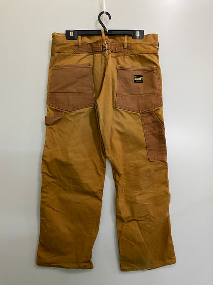 【中古品】【メンズ】 EIGHT-G エイトジー ペインターダックパンツ ボトムス 156-260821-hu-47-min サイズ：W36 L34 カラー：キャメル系 万代Net店