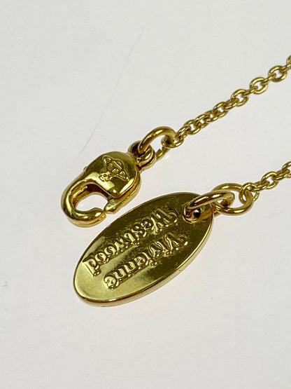 【中古品】【レディース】 VIVIENNE WESTWOOD ヴィヴィアンウエストウッド HUMMINGBIRD NECKLACE ネックレス アクセサリー 192-260821-hu-04-min カラー：ゴールド 万代Net店