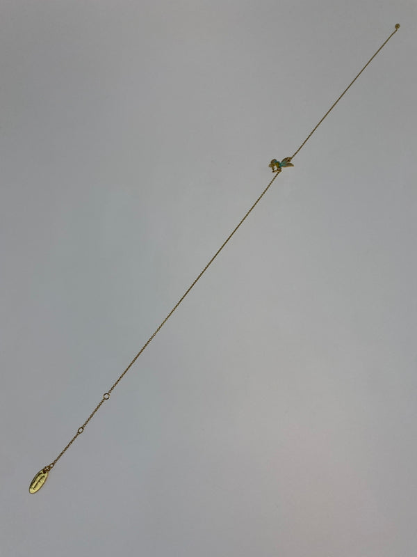 【中古品】【レディース】 VIVIENNE WESTWOOD ヴィヴィアンウエストウッド HUMMINGBIRD NECKLACE ネックレス アクセサリー 192-260821-hu-04-min カラー：ゴールド 万代Net店
