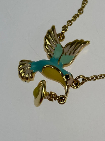 【中古品】【レディース】 VIVIENNE WESTWOOD ヴィヴィアンウエストウッド HUMMINGBIRD NECKLACE ネックレス アクセサリー 192-260821-hu-04-min カラー：ゴールド 万代Net店