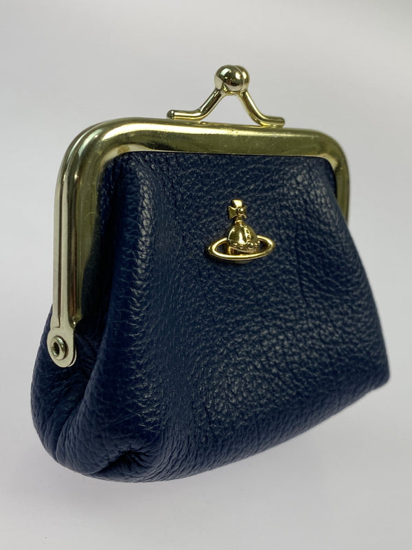 【中古品】【レディース】 VIVIENNE WESTWOOD ヴィヴィアンウエストウッド がま口 コインケース 財布 小物 201-260821-hu-12-min カラー：ブルー 万代Net店