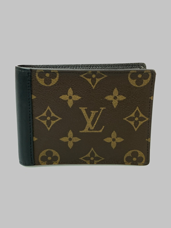 【現状渡し品】【メンズ/レディース】 LOUIS VUITTON ルイ・ヴィトン モノグラム マカサー ポルトフォイユ ミンドロ M60411 二つ折り財布 ウォレット 179-260820-em-34-min カラー：ブラウン系 万代Net店