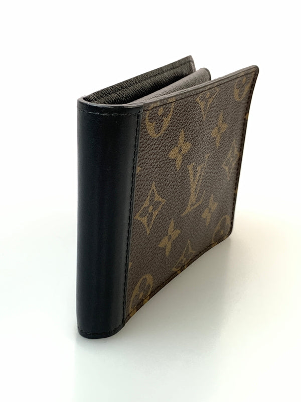 【現状渡し品】【メンズ/レディース】 LOUIS VUITTON ルイ・ヴィトン モノグラム マカサー ポルトフォイユ ミンドロ M60411 二つ折り財布 ウォレット 179-260820-em-34-min カラー：ブラウン系 万代Net店