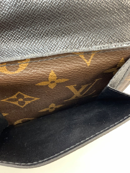 【現状渡し品】【メンズ/レディース】 LOUIS VUITTON ルイ・ヴィトン モノグラム マカサー ポルトフォイユ ミンドロ M60411 二つ折り財布 ウォレット 179-260820-em-34-min カラー：ブラウン系 万代Net店