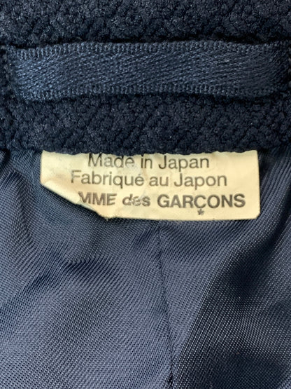 【中古品】【メンズ】 COMME DES GARCONS HOMME DEUX コム デ ギャルソン オム ドゥ セットアップ DJ-J026 テーラードジャケット メンズ シングル ノッチド 140-260818-em-46-min サイズ：XS カラー：ネイビー 万代Net店