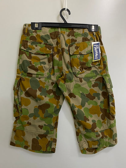 【中古品】【メンズ】 PHERROW'S フェローズ DPCU CAMO CROPED PANT カモ クロップド パンツ 18S-P6P-AC ボトムス ハーフパンツ 156-260821-hu-49-min サイズ：MD カラー：グリーン系（カモ） 万代Net店