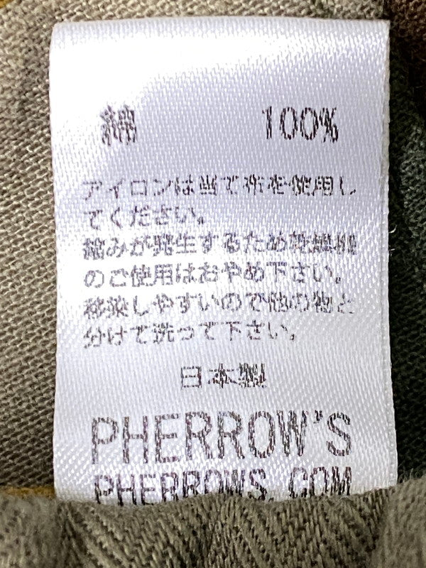 【中古品】【メンズ】 PHERROW'S フェローズ DPCU CAMO CROPED PANT カモ クロップド パンツ 18S-P6P-AC ボトムス ハーフパンツ 156-260821-hu-49-min サイズ：MD カラー：グリーン系（カモ） 万代Net店