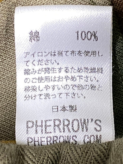 【中古品】【メンズ】 PHERROW'S フェローズ DPCU CAMO CROPED PANT カモ クロップド パンツ 18S-P6P-AC ボトムス ハーフパンツ 156-260821-hu-49-min サイズ：MD カラー：グリーン系（カモ） 万代Net店