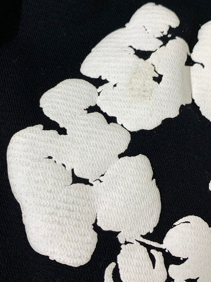 【中古品】【メンズ】 DENIM TEARS デニムティアーズ COTTON WREATH SWEAT SHORTS コットン リース スウェット ショーツ パンツ ボトムス 153-260821-yn-16-min サイズ：M カラー：ブラック 万代Net店