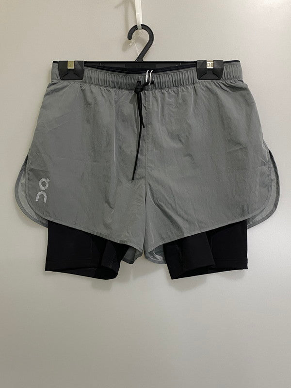 【中古品】【メンズ】 ON オン パフォーマンス ボルト ショーツ 1MG10610561 ボトムス 159-260822-hu-03-min サイズ：S カラー：グレー 万代Net店