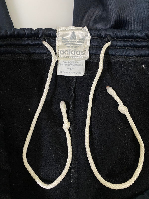 【現状渡し品】【メンズ】 ADIDAS アディダス 80S TRACK PANT 80年代 トラックパンツ ボトムス ヴィンテージ ジャージ 157-260821-hu-46-min サイズ：L カラー：ネイビー 万代Net店