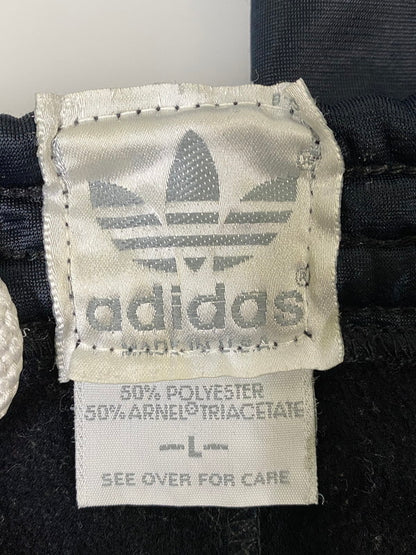 【現状渡し品】【メンズ】 ADIDAS アディダス 80S TRACK PANT 80年代 トラックパンツ ボトムス ヴィンテージ ジャージ 157-260821-hu-46-min サイズ：L カラー：ネイビー 万代Net店