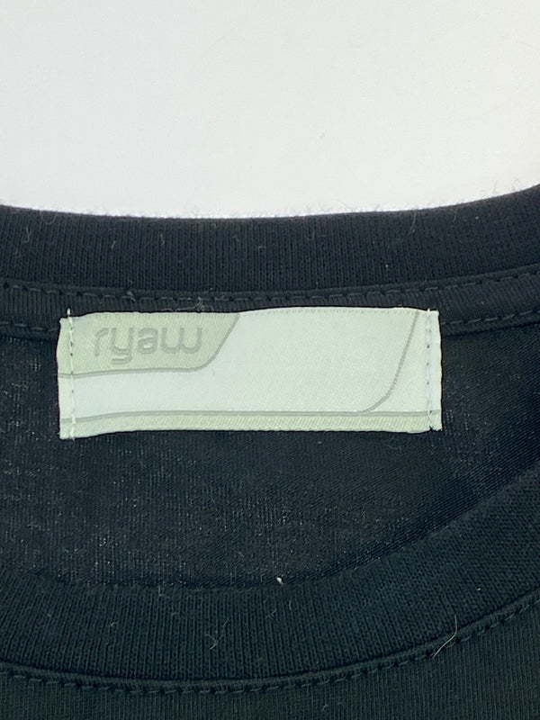 【中古品】【メンズ】 RYAW リャウ VEIN ARM TEE ヴェイン アーム ティー レイヤード 長袖 ロングスリーブ Tシャツ 140-260822-hu-40-min サイズ：M カラー：ブラック/グレー 万代Net店