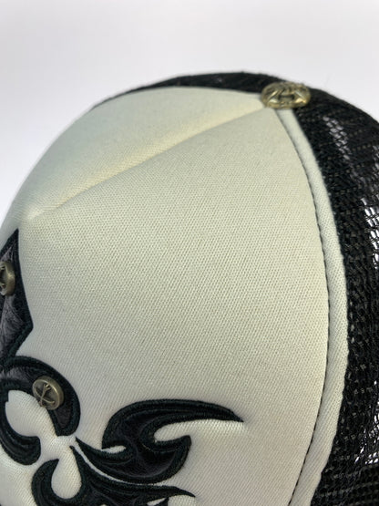 【中古品】【メンズ】 SUPPLIER サプライヤー MESH CAP メッシュ キャップ 帽子 185-260821-hu-20-min サイズ：F カラー：ブラック/ホワイト 万代Net店