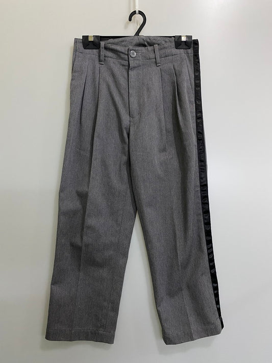 【中古品】【メンズ】 SEQUEL シークエル TYPE C ツータック チノ トラウザーズ パンツ ボトムス 153-260821-hu-44-min サイズ：S カラー：グレー 万代Net店