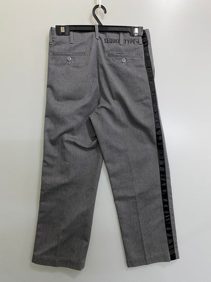 【中古品】【メンズ】 SEQUEL シークエル TYPE C ツータック チノ トラウザーズ パンツ ボトムス 153-260821-hu-44-min サイズ：S カラー：グレー 万代Net店