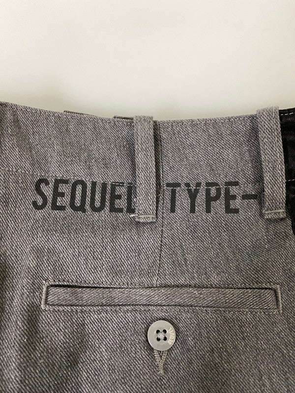 【中古品】【メンズ】 SEQUEL シークエル TYPE C ツータック チノ トラウザーズ パンツ ボトムス 153-260821-hu-44-min サイズ：S カラー：グレー 万代Net店