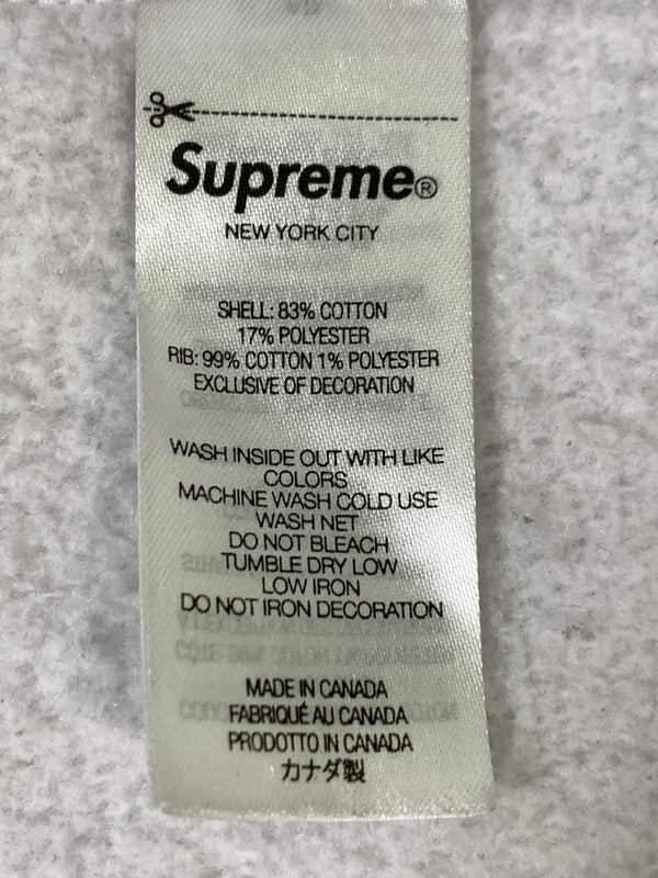 【中古品】【メンズ】 SUPREME シュプリーム STARS ARC HOODED SWEATSHIRT スターズ アーク フーデッド スウェットシャツ メンズ トップス パーカー 149-260818-em-28-min サイズ：L カラー：ライトグレー 万代Net店