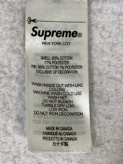 【中古品】【メンズ】 SUPREME シュプリーム STARS ARC HOODED SWEATSHIRT スターズ アーク フーデッド スウェットシャツ メンズ トップス パーカー 149-260818-em-28-min サイズ：L カラー：ライトグレー 万代Net店