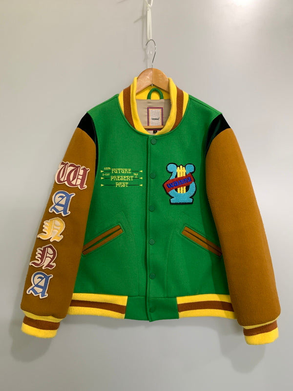 【中古品】【メンズ】 WANNA ワナ STADIUM JACKET スタジアムジャケット メンズ アウター スタジャン 142-260818-em-18-min サイズ：L カラー：マルチカラー 万代Net店