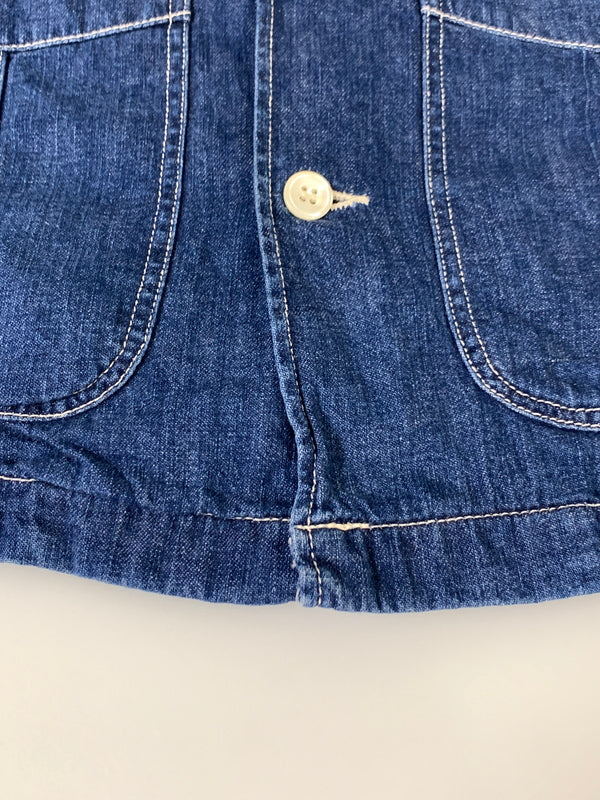 【中古品】【メンズ】 ORSLOW オアスロウ BEAMS別注 キューバシャツ ビームス別注 半袖シャツ デニム メンズ グアジャベーラ 140-260818-em-21-min サイズ：2 カラー：インディゴ 万代Net店