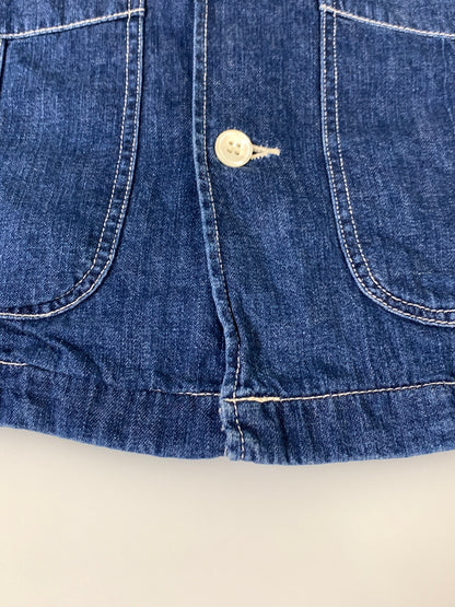 【中古品】【メンズ】 ORSLOW オアスロウ BEAMS別注 キューバシャツ ビームス別注 半袖シャツ デニム メンズ グアジャベーラ 140-260818-em-21-min サイズ：2 カラー：インディゴ 万代Net店