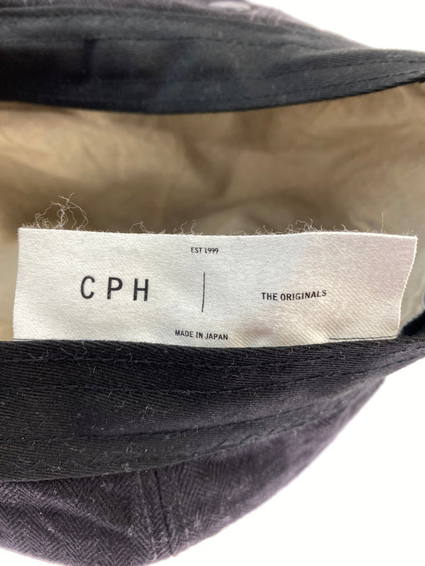【中古品】【メンズ】 CPH×KAWASHIMA TAKAHIRO CPH カワシマ タカヒロ 8 PANEL TWILL エイト パネル ツイル 帽子 185-260821-hu-31-min サイズ：S/M カラー：ブラック 万代Net店