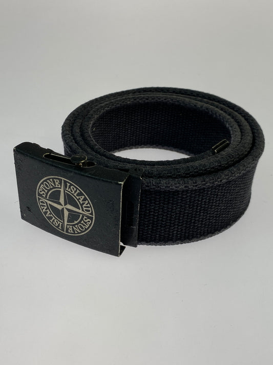 【中古品】【メンズ】 STONE ISLAND ストーンアイランド ガチャベルト 小物 205-260821-hu-16-min カラー：ブラック 万代Net店