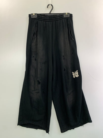 【中古品】【メンズ】 NEEDLES ニードルス DECONSTRUCTED H.D. SWEATPANT RW337 デコンストラクテッド スウェットパンツ メンズ ボトムス 151-260818-em-48-min サイズ：S カラー：ブラック 万代Net店