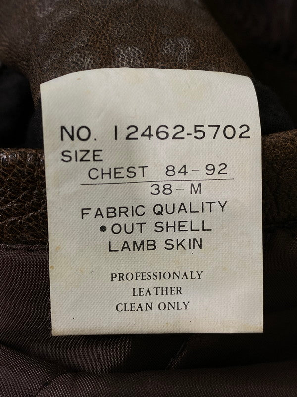 【中古品】【メンズ】 WESTOP ウエストップ G-1 FLIGHT JACKET フライトジャケット 上着 アウター 146-260821-hu-43-min サイズ：38 カラー：ブラウン 万代Net店