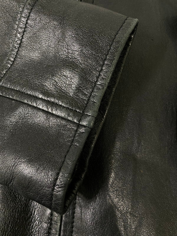 【中古品】【メンズ】 COAT COLLECTIBLES コート コレクティブルズ レザージャケット 上着 アウター 146-260821-hu-42-min サイズ：M カラー：ブラック 万代Net店