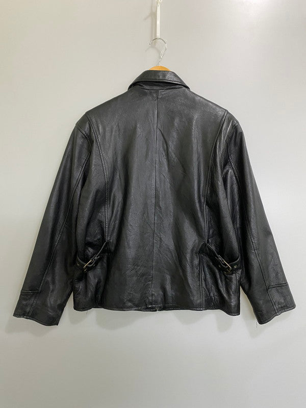 【中古品】【メンズ】 COAT COLLECTIBLES コート コレクティブルズ レザージャケット 上着 アウター 146-260821-hu-42-min サイズ：M カラー：ブラック 万代Net店