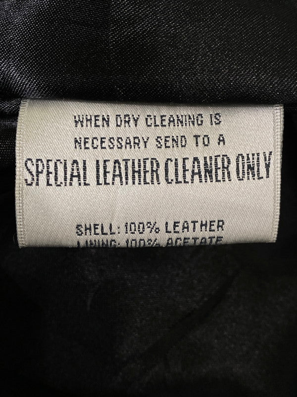 【中古品】【メンズ】 COAT COLLECTIBLES コート コレクティブルズ レザージャケット 上着 アウター 146-260821-hu-42-min サイズ：M カラー：ブラック 万代Net店