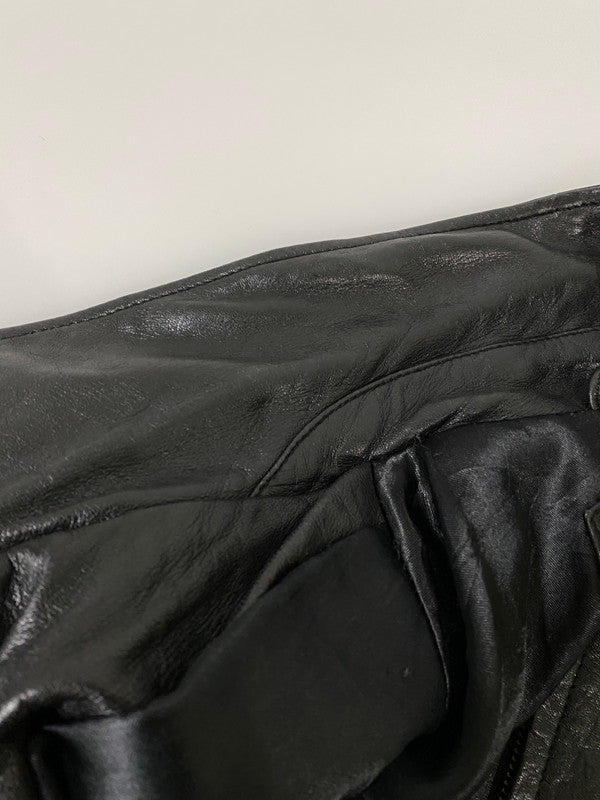 【中古品】【メンズ】 COAT COLLECTIBLES コート コレクティブルズ レザージャケット 上着 アウター 146-260821-hu-42-min サイズ：M カラー：ブラック 万代Net店