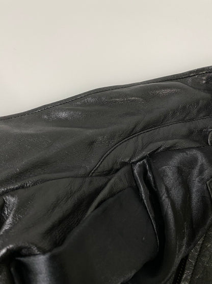 【中古品】【メンズ】 COAT COLLECTIBLES コート コレクティブルズ レザージャケット 上着 アウター 146-260821-hu-42-min サイズ：M カラー：ブラック 万代Net店