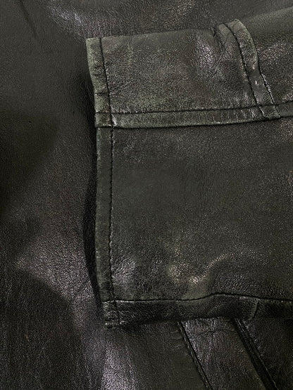 【中古品】【メンズ】 COAT COLLECTIBLES コート コレクティブルズ レザージャケット 上着 アウター 146-260821-hu-42-min サイズ：M カラー：ブラック 万代Net店